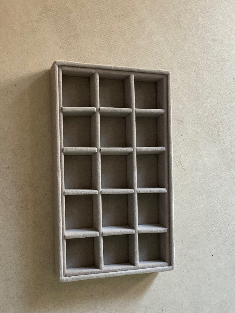 Velvet Jewelry Drawer Organizer Tray - Taupe